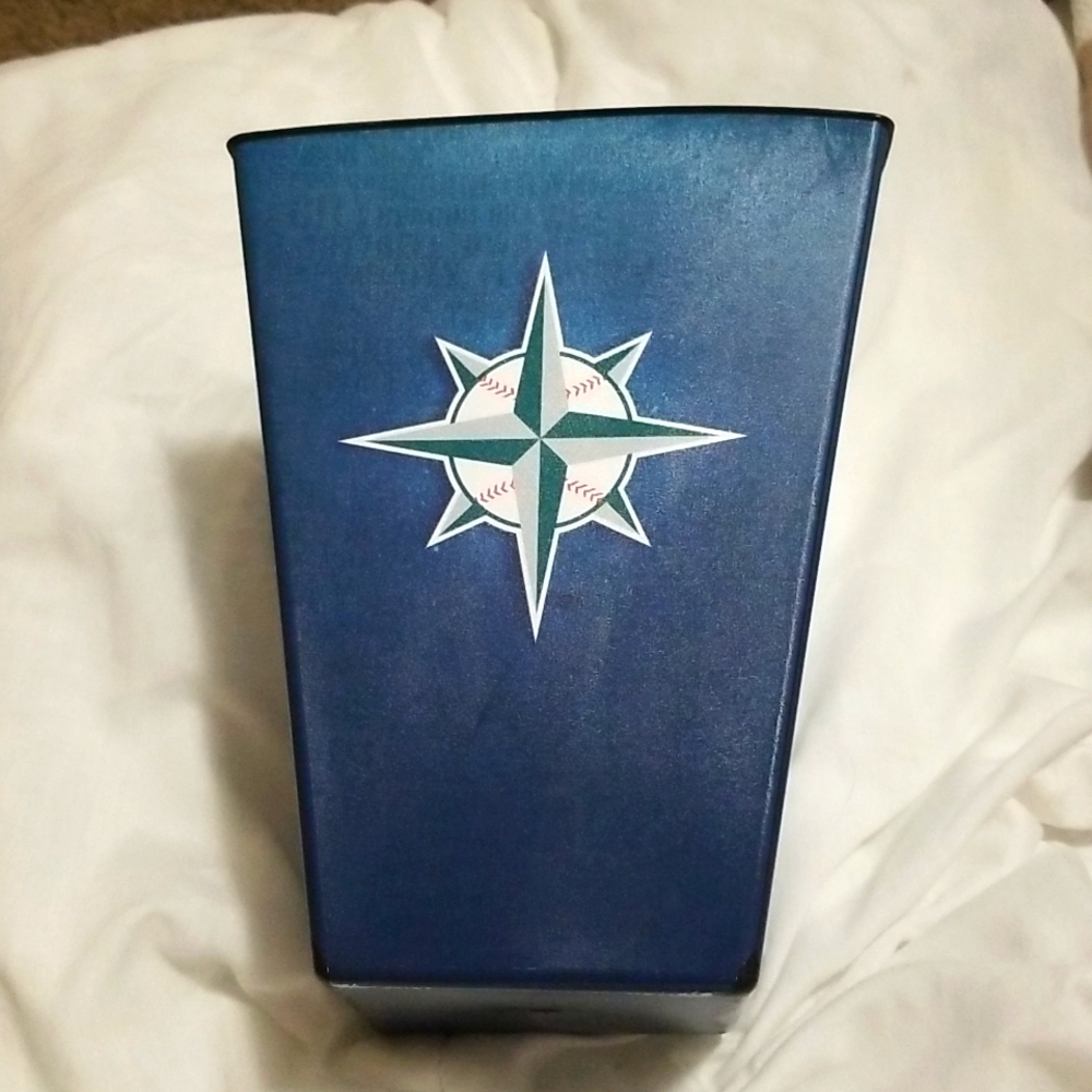 Seattle Mariners Pop Corn Bucket Baseball Collectible Fan Add On Gift Copy 🇺🇦